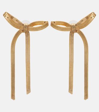 Jennifer Behr Gretta gold-plated drop earrings