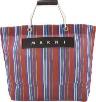 Marni blue yellow Nylon Handbag (Pre-Owned)