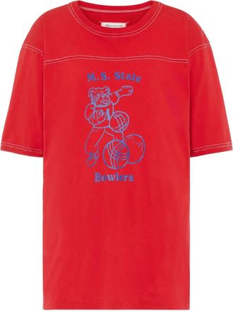 Maison Margiela graphic-print crew-neck T-shirt - Rosso