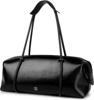 Generic Kexpery Womens Casual Handbag PU Capacity Boston Single Shoulder Bag Solid Color Zipper for Holiday Party, Boston Tote Bag, 260.00*170.00*50.00mm/10.2