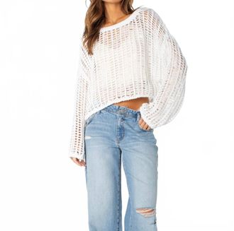 Roxy Womens Lost At Sea Top In White