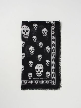 Alexander McQueen Sciarpa Skull McQueen in misto seta
