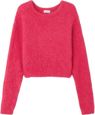 American Vintage Dames, Truien, Roze, Maat: M Acryl