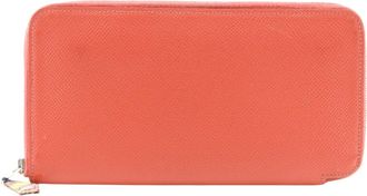 Herm&egrave;s Pink Rose Jaipur Epsom Leather Long Wallet (Bi-Fold) (Pre-Owned)