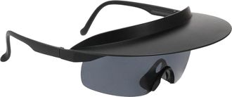 Generic Riding Sunglasses, Sun Hat Frame Sunglasses, Protective Mirrored Lens, Fashionable Sports Shades for Biking Backpacking Camping Fishing Driving Hiking