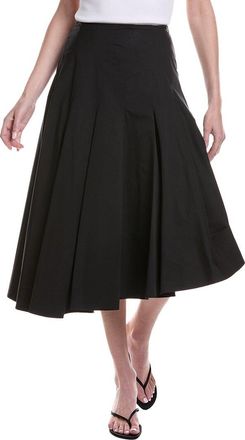 FFORME Rio Asymmetrical Pleated Midi Skirt