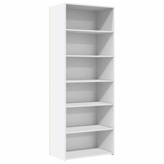vidaXL Credenza Bianca 70x41x185 Cm In Legno Multistrato - Vidaxl