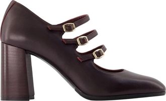 Carel Keel Flex Pumps - Dames - Pumps - Rood - 40 EU - Leer - Schoenen