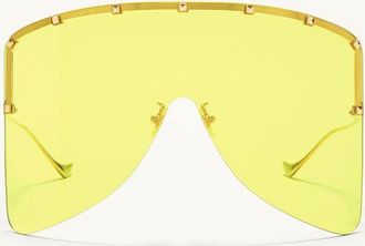 Valentino Occhiale Maschera In Metallo unisex ORO/GIALLO 99
