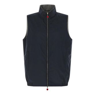 Kiton Heren, Jassen, Blauw, Maat: 2XL Nylon