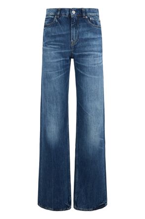 Our Legacy Wide-Leg Denim Jeans - Blue