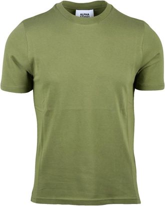 Alpha Studio T-Shirts - Heren - T-shirts - Groen - M - Katoen - Tops