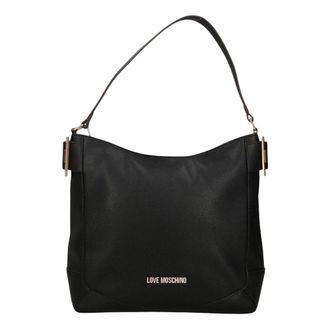 Love Moschino Dames, Tassen, Zwart, Maat: ONE Size Leer