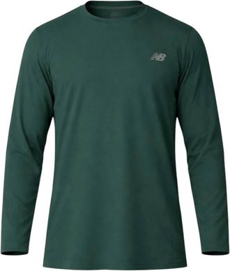 New Balance Mens Lightweight Long Sleeve Top In New Spruce