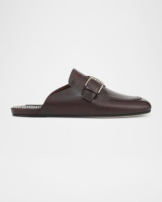 Vince Minetta Leather Buckle Mules