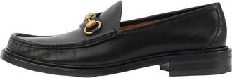 Gucci Loafer with Horsebit Black Leather 723562-U7J00-1000