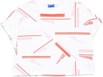 Karl Lagerfeld logo-print T-shirt - women - Organic Cotton - S - White