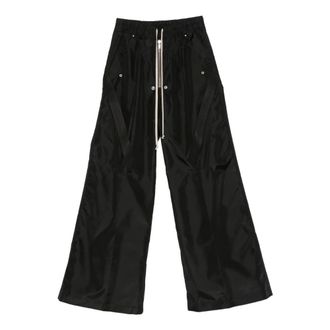 Rick Owens Wide Trousers, male, Black, Size: S Wide Trousers
