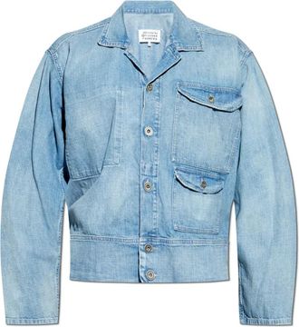 Maison Margiela Heren, Jassen, Blauw, Maat: 2XS Denim