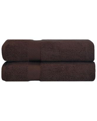 Superior Absorbent Zero Twist 2Pc Bath Sheet Cotton Towel Set