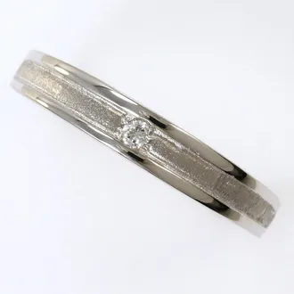 C&A White Gold White Gold (14K) Band Ring (Pre-Owned)