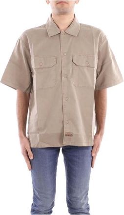 Dickies Hombre, Camisas, Beige, Talla: S