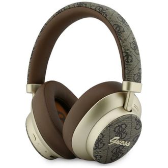 OEM Auriculares Supraaurales Guess Bluetooth Enc 4g Gold Script Metal Brown