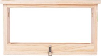 OEM Caja De Apicultura, Colmena De Madera Con Panel Acr&iacute;lico De Doble Cara Y Orificios De Ventilaci&oacute;n, Equipo De Apicultura