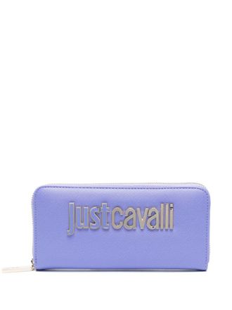 Just Cavalli Portafoglio con logo in finta pelle - Viola