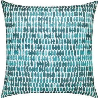 Elaine Smith Thumbprint Indoor & Outdoor Woven Accent Pillow in Aruba at Nordstrom, Size 22X22