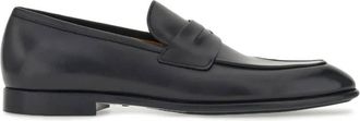 Ferragamo Funes Leather Penny Loafers, Size 7.5 EEE