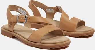 Timberland Sandale TIMBERLAND CALISTA BAY BACKSTRAP SANDAL, Damen, Gr. 37,5, md bei f grain, Leder, Schuhe Sandale, aus Leder
