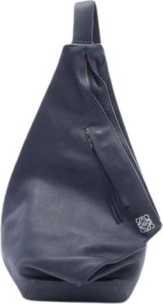 Loewe Pre-owned Fanny Pack Handbag - Heren - Vintage Schoudertas - Blauw - ONE Size - Leer - Vintage