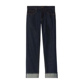 Burberry Straight Jeans, male, Blue, Size: W31 Pantalon Jean Danny Denim