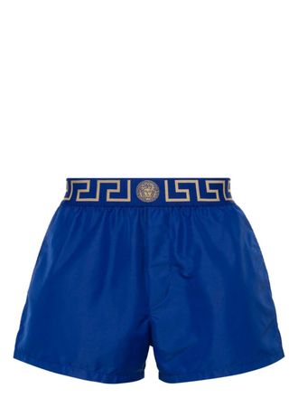 Versace Greca Border swim shorts - Blue