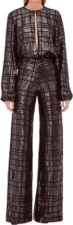 Alexis Zano Sequin Pant In Black