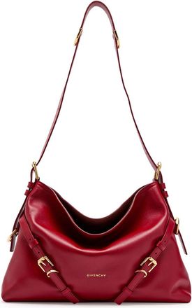 Givenchy Voyou Medium Grained Leather Shoulder bag - Red - One Size