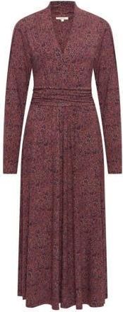 Expresso maxi jurk donkerrood