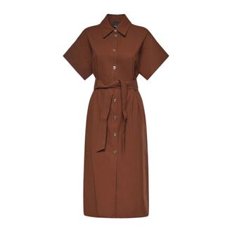Pinko Shirt Dresses, female, Brown, Size: 2XS Alesha Dress