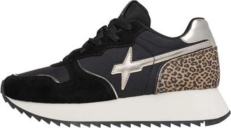 W6YZ Suede and technical fabric sneakers Jet-W. - Dames - Sneakers - Veelkleurig - 37 EU - Schoenen
