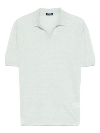 Barba T-shirt in lino - Verde
