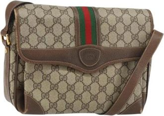 Gucci Pre-owned Cross Body Bags, female, Beige, Size: ONE SIZE Pre-owned Vintage Cross Body Bag