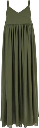 Ballantyne Abito lungo con scollo a V - Verde