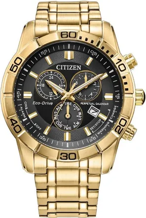 Citizen Classic Perpetual Black Dial Mens Watch BL5632-57E