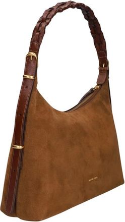 Vanessa Bruno Tassen, Dames, Bruin, ONE Size, Su&egrave;de, Jane PM Zip