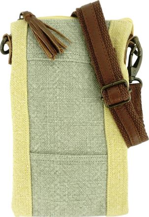 Vintage Addiction Jute Crossbody Bag in Ash Grey/Daffodil at Nordstrom Rack