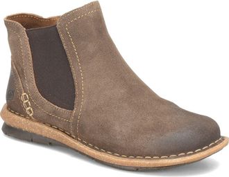 B&oslash;rn Tabby Chelsea Boot in Taupe Distressed at Nordstrom Rack, Size 6.5