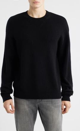Frame Denim Elbow Patch Wool & Cashmere Sweater in Black at Nordstrom Rack, Size Xx-Large