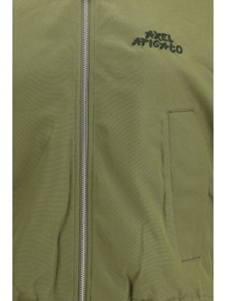 Axel Arigato Mens Bomber Jacket Archer Green Polyester
