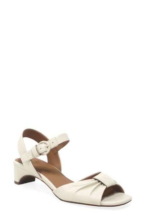 Gentle Souls Sorae Ankle Strap Sandal in Stone Leather at Nordstrom, Size 8.5